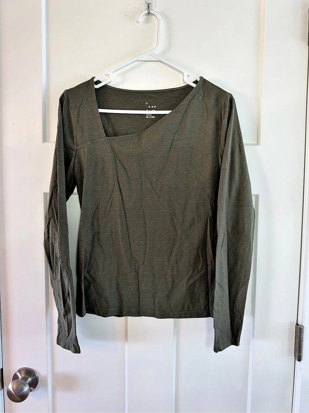 a new day Long Sleeve Top in Green Size Medium